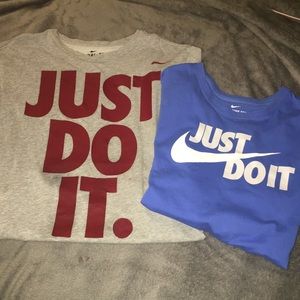 Men’s Nike “Just Do It” Shirt Bundle 2 Shirts